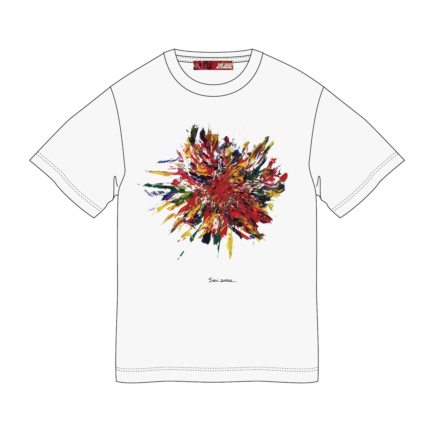 SAI2022キーヴィジュアル-Kids-Tee / white