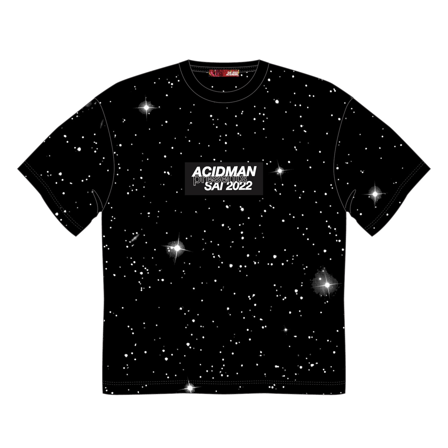 SAI2022StarrySky蓄光Tee / black表
