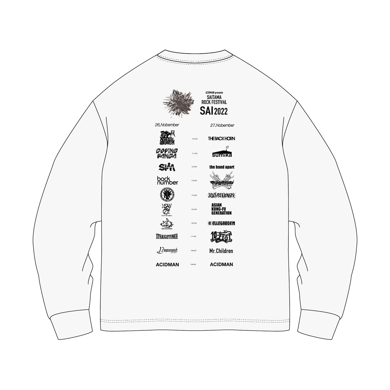1030SAI2022キーヴィジュアルロンTee / white