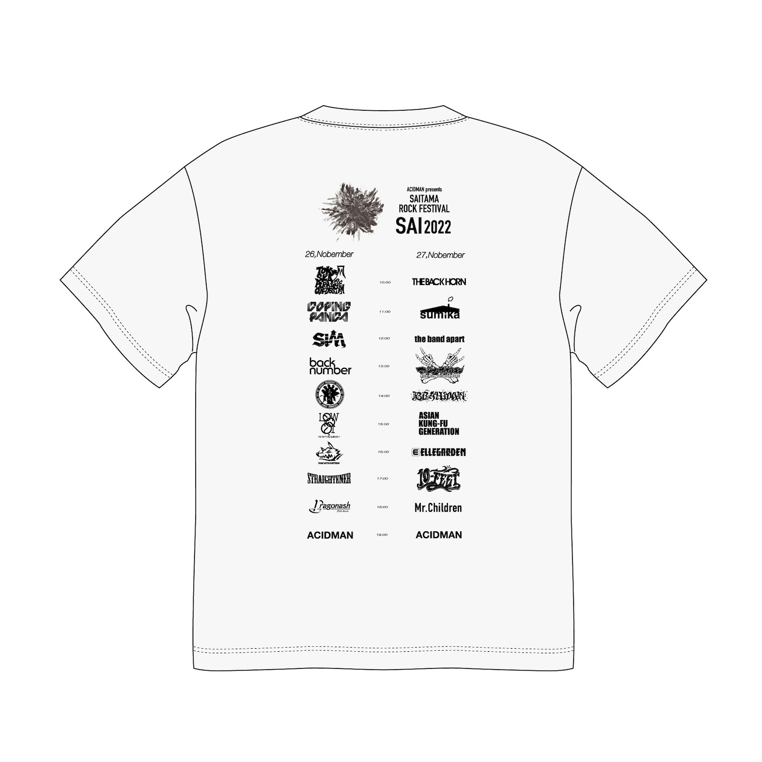 1030SAI2022キーヴィジュアルTee- / white